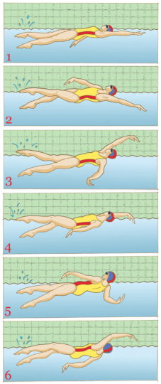 Rückenschwimmen in 6 Schritten